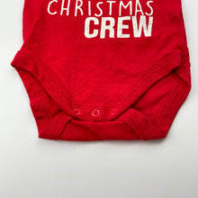 Load image into Gallery viewer, Unisex Baby Berry, cotton Christmas singletsuit romper, EUC, size 00,  