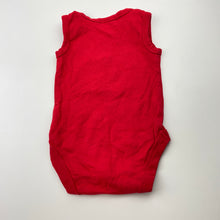 Load image into Gallery viewer, Unisex Baby Berry, cotton Christmas singletsuit romper, EUC, size 00,  