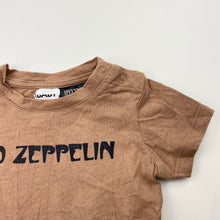 Load image into Gallery viewer, Boys Cotton On, Led Zeppelin cotton tee / top (cracked print), FUC, size 00,  