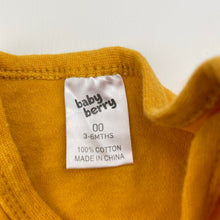 Load image into Gallery viewer, Girls Baby Berry, cotton singletsuit romper, rainbow, EUC, size 00,  