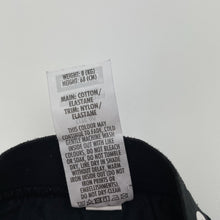 Load image into Gallery viewer, Unisex BONDS, black leggings / bottoms, elasticated (wash fade), FUC, size 00,  