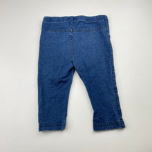 Load image into Gallery viewer, Unisex Anko, lightweight denim pants / bottoms, elasticated, GUC, size 00,  