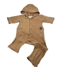 Load image into Gallery viewer, Unisex Children if the Tribe, lightweight cotton hooded romper, GUC, size 00,  