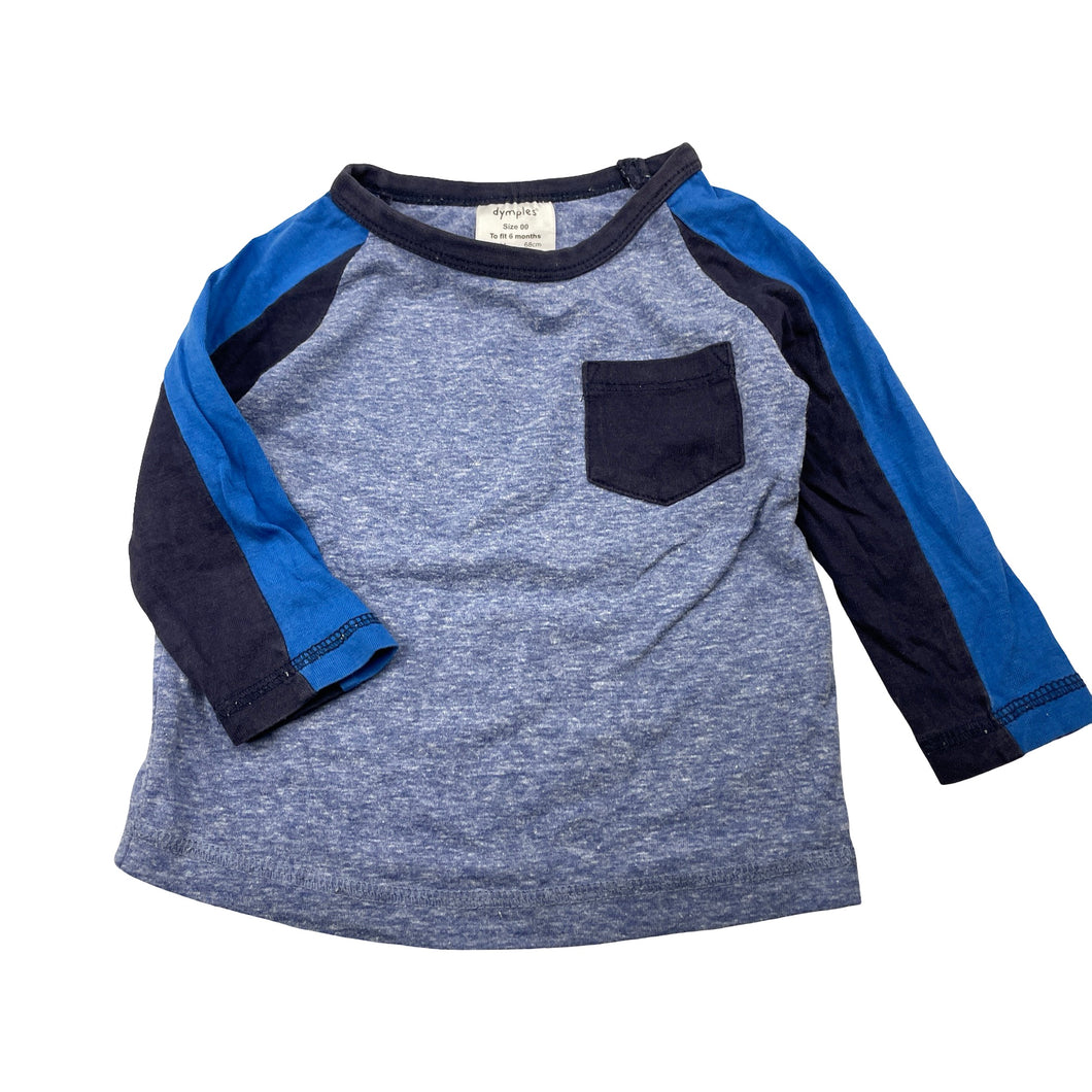 Boys Dymples, long sleeve top, FUC, size 00,  