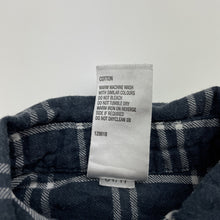 Load image into Gallery viewer, Boys H&amp;T, checked cotton long sleeve shirt, GUC, size 1,  