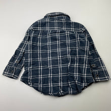 Load image into Gallery viewer, Boys H&amp;T, checked cotton long sleeve shirt, GUC, size 1,  
