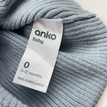 Load image into Gallery viewer, Unisex Anko, ribbed knit hat / beanie, EUC, size 0,  