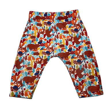 Unisex Organics, fleece-lined casual pants / bottoms, elasticated, GUC, size 0,  