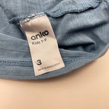 Load image into Gallery viewer, Boys Anko, cotton long sleeve tee / top, digger, FUC, size 3,  