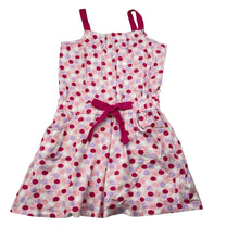 Load image into Gallery viewer, Girls Pumpkin Patch, summer dress (wash fade, small mark), FUC, size 7, L: 57cm