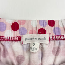 Load image into Gallery viewer, Girls Pumpkin Patch, summer dress (wash fade, small mark), FUC, size 7, L: 57cm