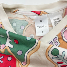 Load image into Gallery viewer, Girls Target, cotton Christmas pyjama tee / top, FUC, size 8,  