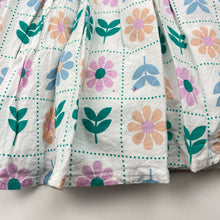 Load image into Gallery viewer, Girls Target, lined viscose/linen skirt, elasticated (small marks on back), FUC, size 6,  