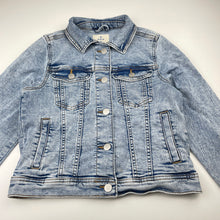 Load image into Gallery viewer, Girls Target, blue stretch denim jacket, FUC, size 10,  