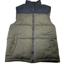 Load image into Gallery viewer, Boys INDIE, khaki &amp; black puffer vest, EUC, size 14,  