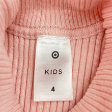 Load image into Gallery viewer, Girls Target, ribbed skivvy / roll-neck top, EUC, size 4,  