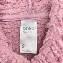 Load image into Gallery viewer, Girls Anko, soft fleece hoodie sweater, FUC, size 2,  