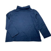 Load image into Gallery viewer, Unisex Anko, navy cotton skivvy top, GUC, size 3,  