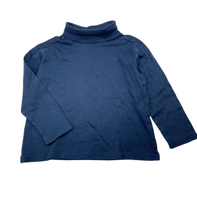 Unisex Anko, navy cotton skivvy top, GUC, size 3,  