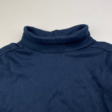 Load image into Gallery viewer, Unisex Anko, navy cotton skivvy top, GUC, size 3,  