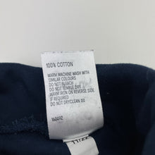 Load image into Gallery viewer, Unisex Anko, navy cotton skivvy top, GUC, size 3,  