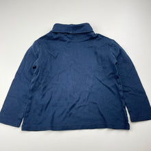 Load image into Gallery viewer, Unisex Anko, navy cotton skivvy top, GUC, size 3,  