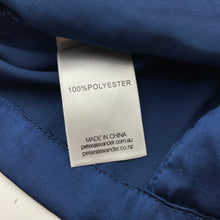 Load image into Gallery viewer, Girls Peter Alexander, navy satin pyjama top, GUC, size 8,  