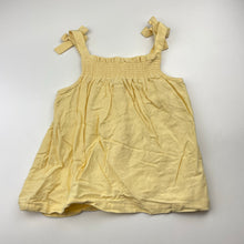 Load image into Gallery viewer, Girls Target, yellow linen / viscose summer top, EUC, size 4,  