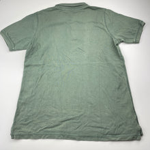 Load image into Gallery viewer, Boys COUNTRY ROAD, khaki cotton polo shirt top (wash fade), FUC, size 14,  