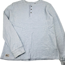 Load image into Gallery viewer, Boys INDIE, waffle cotton long sleeve Henley top, GUC, size 14,  