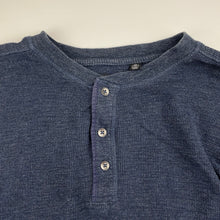 Load image into Gallery viewer, Boys INDIE, waffle cotton long sleeve Henley top, GUC, size 14,  
