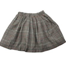 Load image into Gallery viewer, Girls QUEENBABY, lined, checked skirt, elasticated, L:31cm, EUC, size 6,  