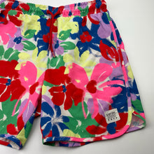 Load image into Gallery viewer, Girls Cotton On, bright floral board shorts, elasticated, GUC, size 9-10,  