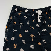 Load image into Gallery viewer, Boys Anko, stretch cotton shorts, elasticated, skulls, GUC, size 10,  