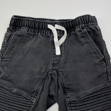 Load image into Gallery viewer, Boys Anko, knit stretch denim shorts, elasticated, FUC, size 8,  