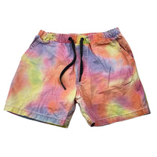 Load image into Gallery viewer, Boys SIR SERAPH, colourful cotton shorts, elasticated (light wear back pocket), FUC, size 6,  