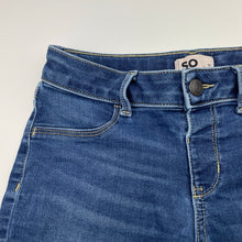 Load image into Gallery viewer, Girls SO, lightweight stretchy denim shorts, adjustable, EUC, size 10,  