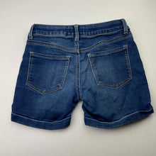 Load image into Gallery viewer, Girls SO, lightweight stretchy denim shorts, adjustable, EUC, size 10,  