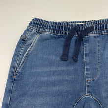 Load image into Gallery viewer, Boys Target, stretch knit denim shorts, elasticated, EUC, size 10,  