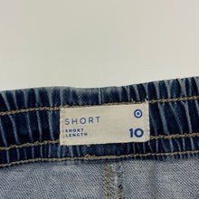 Load image into Gallery viewer, Boys Target, stretch knit denim shorts, elasticated, EUC, size 10,  