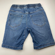 Load image into Gallery viewer, Boys Target, stretch knit denim shorts, elasticated, EUC, size 10,  