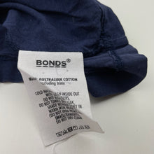 Load image into Gallery viewer, Girls BONDS, navy Australian cotton tee / top, butterfly, GUC, size 4,  