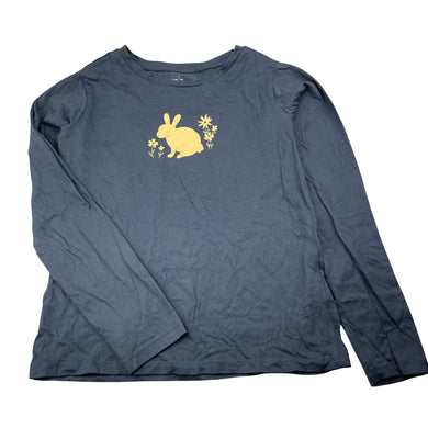 Girls Anko, cotton long sleeve tee / top, rabbit, EUC, size 9,  