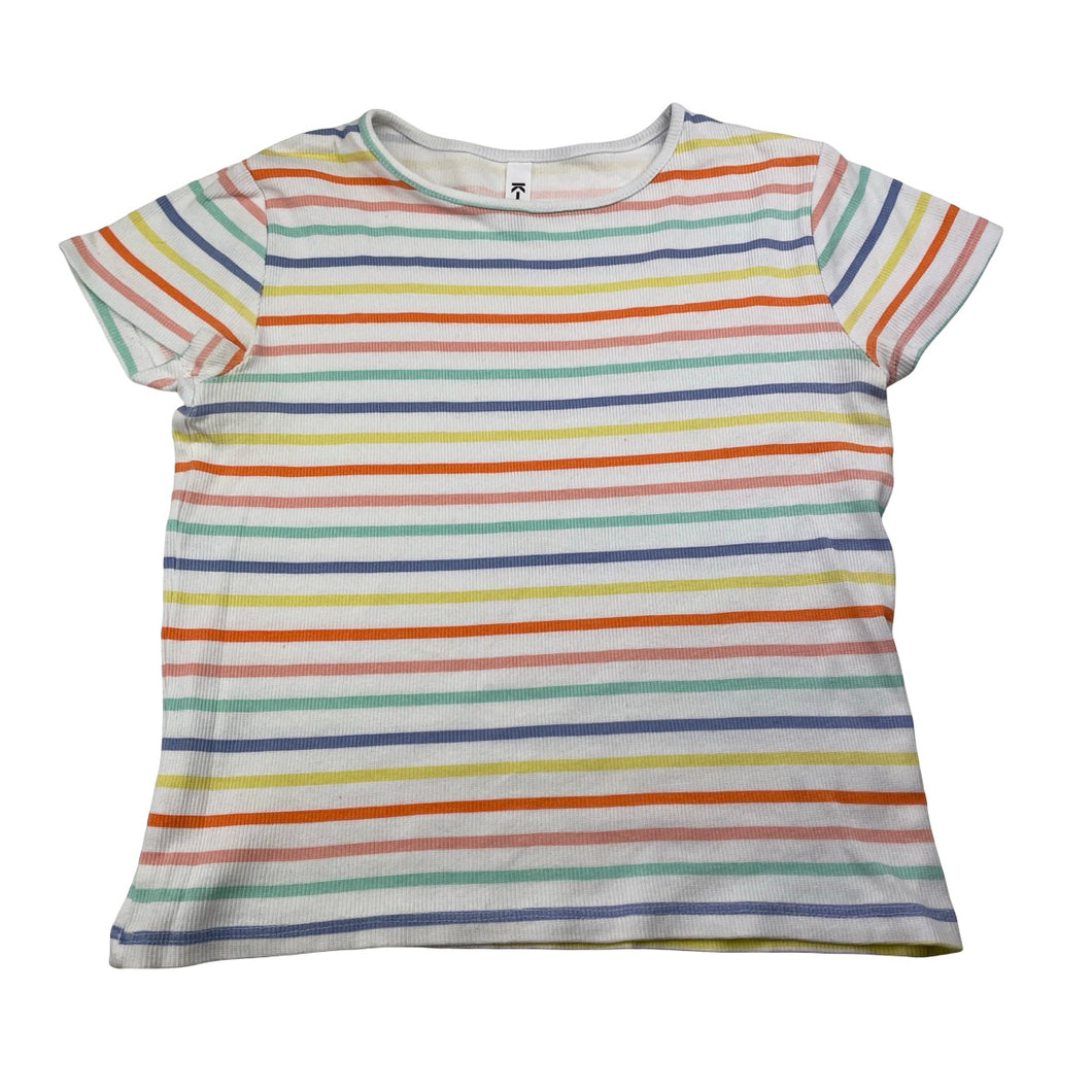 Girls KID, stretchy ribbed tee / top, EUC, size 10,  