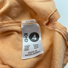 Load image into Gallery viewer, Boys KID, orange tee / top, FUC, size 4,  