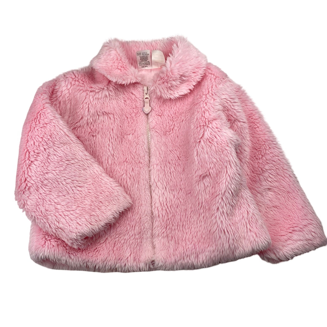 Girls Target, vintage faux fur jacket (mark on zipper tab), FUC, size 2,  