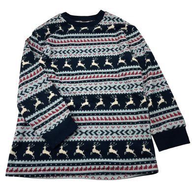 Unisex UNIQLO, fleece Christmas pyjama top, GUC, size 14,  