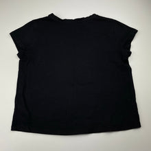 Load image into Gallery viewer, Girls Target, black organic cotton tee / top, GUC, size 10,  