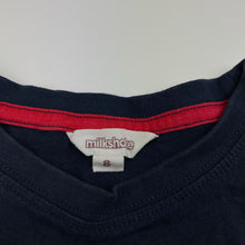 Load image into Gallery viewer, Boys Milkshake, navy cotton tee / top, trail bikes, GUC, size 8,  