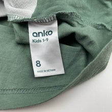 Load image into Gallery viewer, Boys Anko, khaki cotton tee / top, dinosaur, EUC, size 8,  